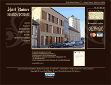 Tablet Screenshot of hotelrainer.ro
